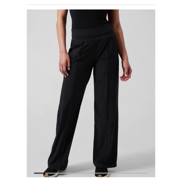 Athleta Nolita Wide Leg Black 